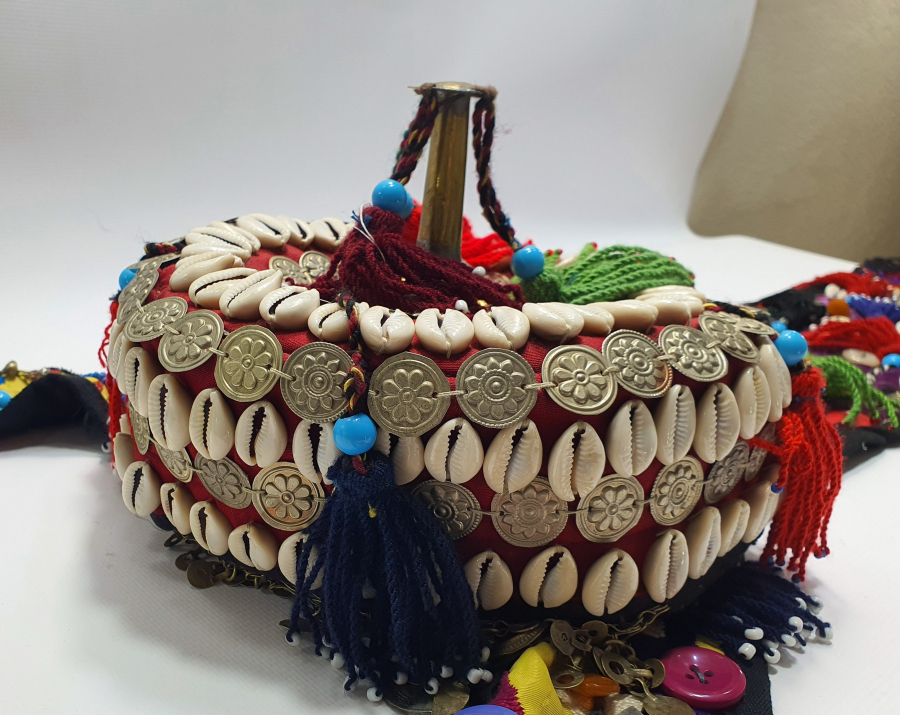 ANTİKA TÜRKMEN İŞİ BÜYÜK BOY TAM TAKIM GELİN BAŞLIĞI