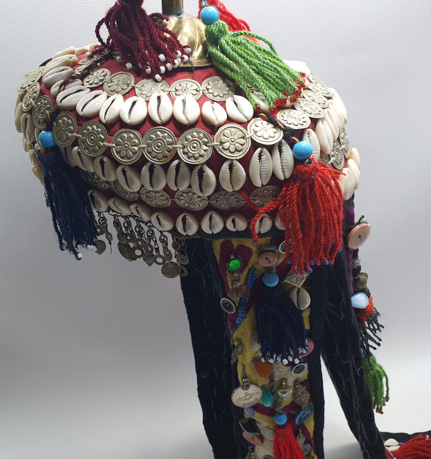 ANTİKA TÜRKMEN İŞİ BÜYÜK BOY TAM TAKIM GELİN BAŞLIĞI