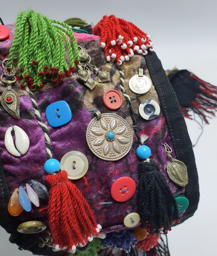 ANTİKA TÜRKMEN İŞİ BÜYÜK BOY TAM TAKIM GELİN BAŞLIĞI