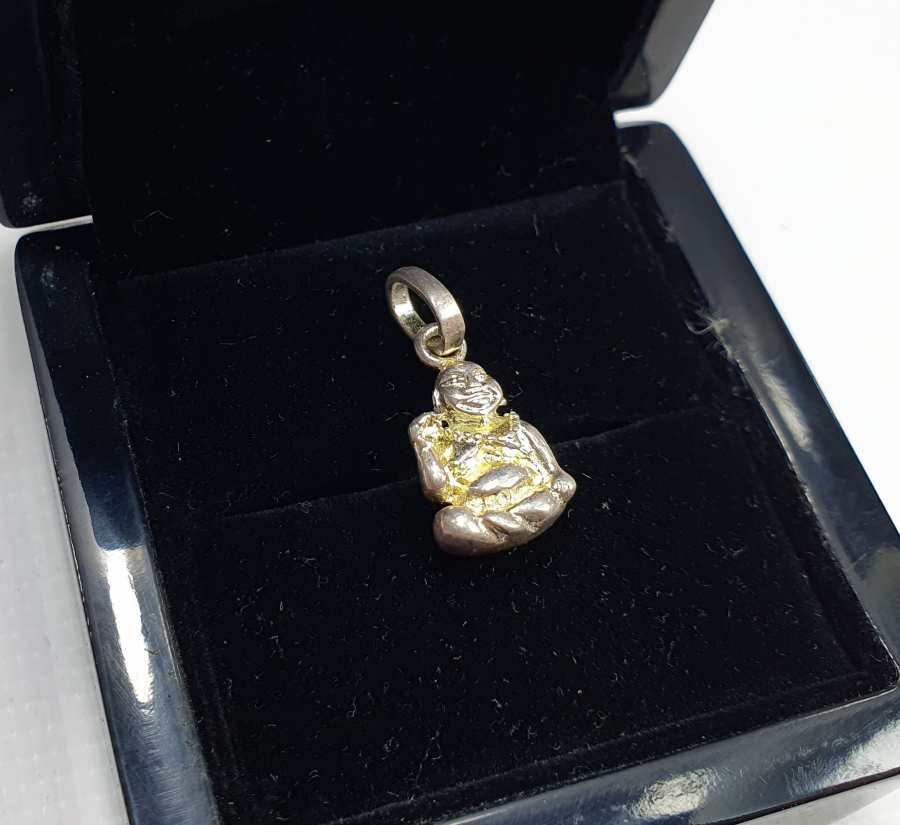 GÜMÜŞ BUDA FİGÜRLÜ KOLYE UCU