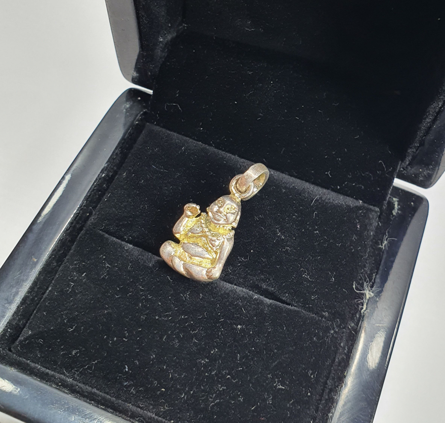 GÜMÜŞ BUDA FİGÜRLÜ KOLYE UCU