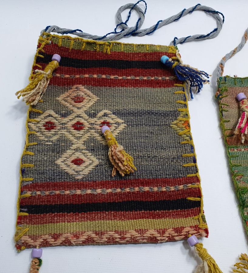 OSMANLI DÖNEMİ 3 ADET RUM İŞİ HEYBE