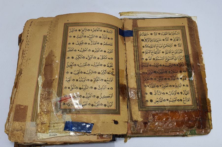 OSMANLI DÖNEMİ ALTIN VARAKLI BASKI DELAİLÜL HAYRAT