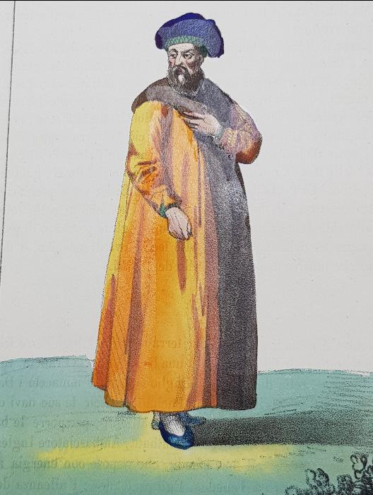 OSMANLI DÖNEMİ EL BOYAMA REİS EFENDİ GRAVÜRÜ