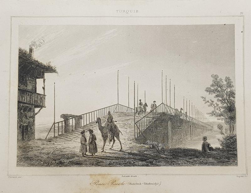OSMANLI DÖNEMİ GRAVÜR: KÜÇÜKÇEKMECE KÖPRÜSÜ