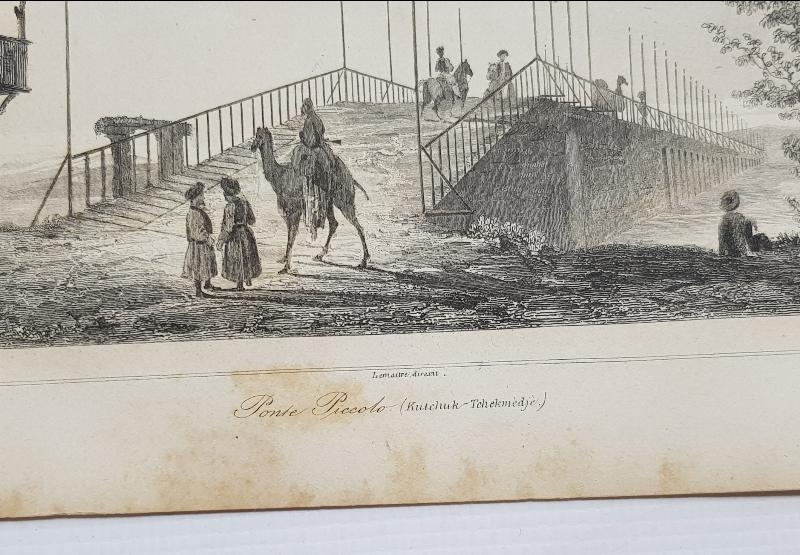 OSMANLI DÖNEMİ GRAVÜR: KÜÇÜKÇEKMECE KÖPRÜSÜ