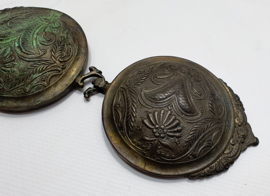 OSMANLI DÖNEMİ GÜMÜŞ GELİN KEMERİ TOKASI