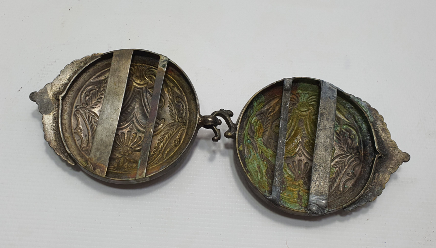 OSMANLI DÖNEMİ GÜMÜŞ GELİN KEMERİ TOKASI