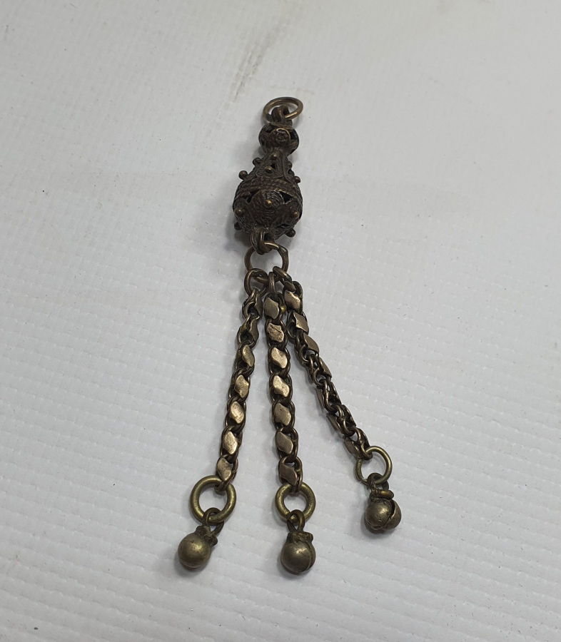 OSMANLI DÖNEMİ TELKARİ İŞÇİLİKLİ TESBİH PÜSKÜLÜ