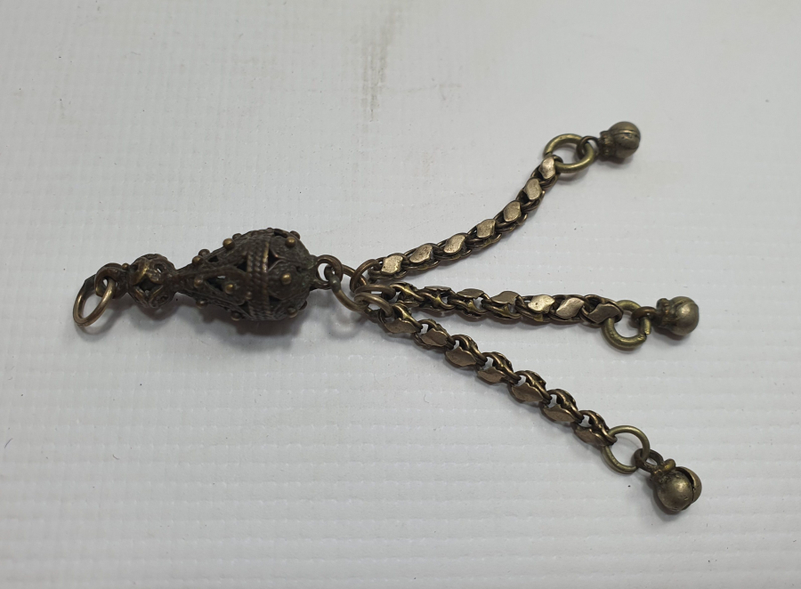 OSMANLI DÖNEMİ TELKARİ İŞÇİLİKLİ TESBİH PÜSKÜLÜ