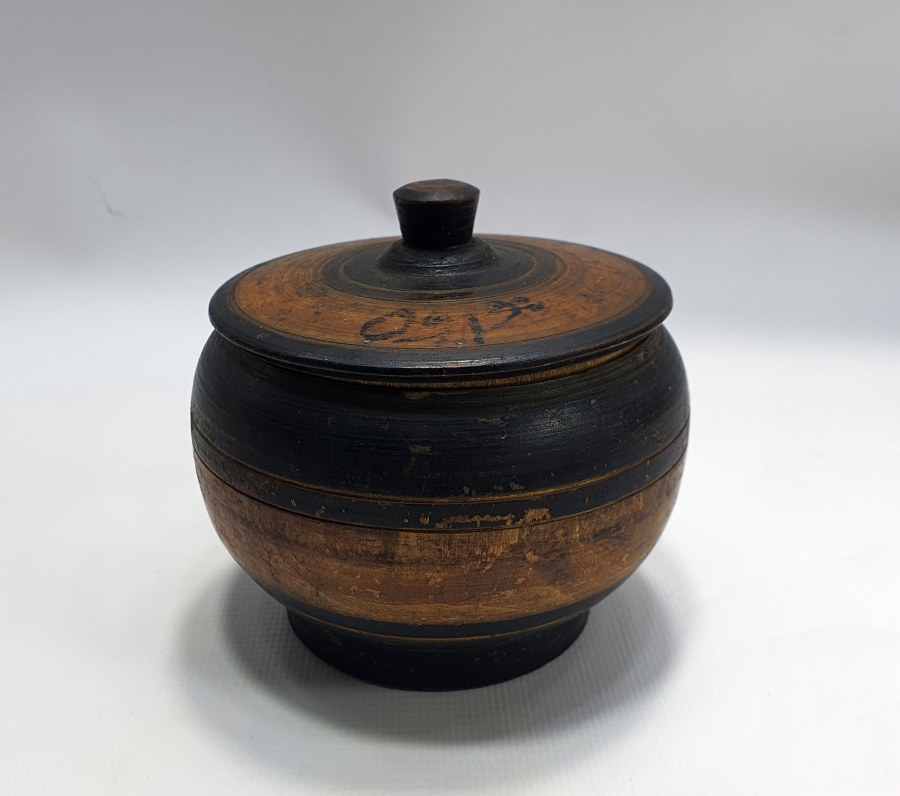 OSMANLI DÖNEMİ ÜZERİ YAZILI KAHVE KUTUSU