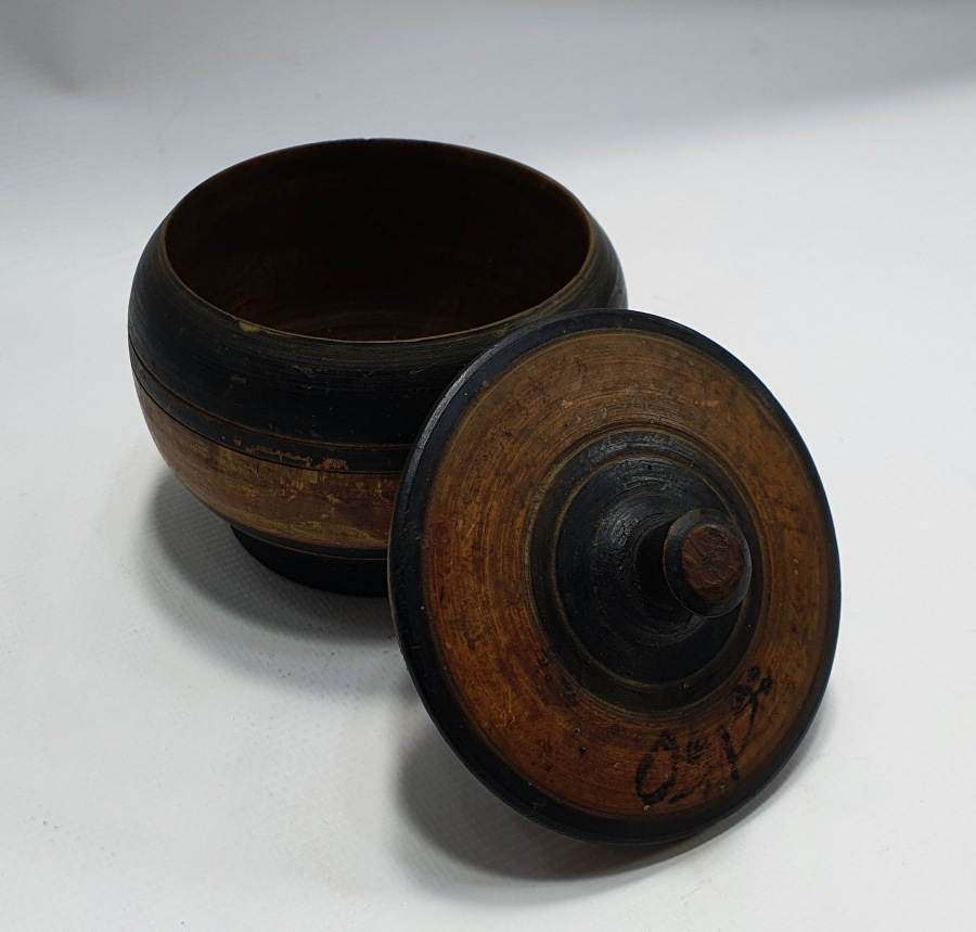 OSMANLI DÖNEMİ ÜZERİ YAZILI KAHVE KUTUSU