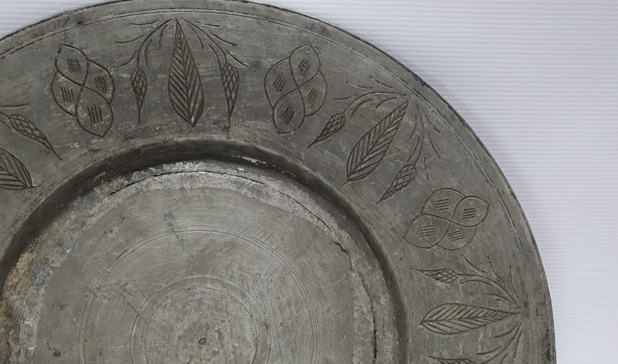 OSMANLI DÖNEMİ ÜZERİ YAZILI VE İŞLEMELİ LENGER