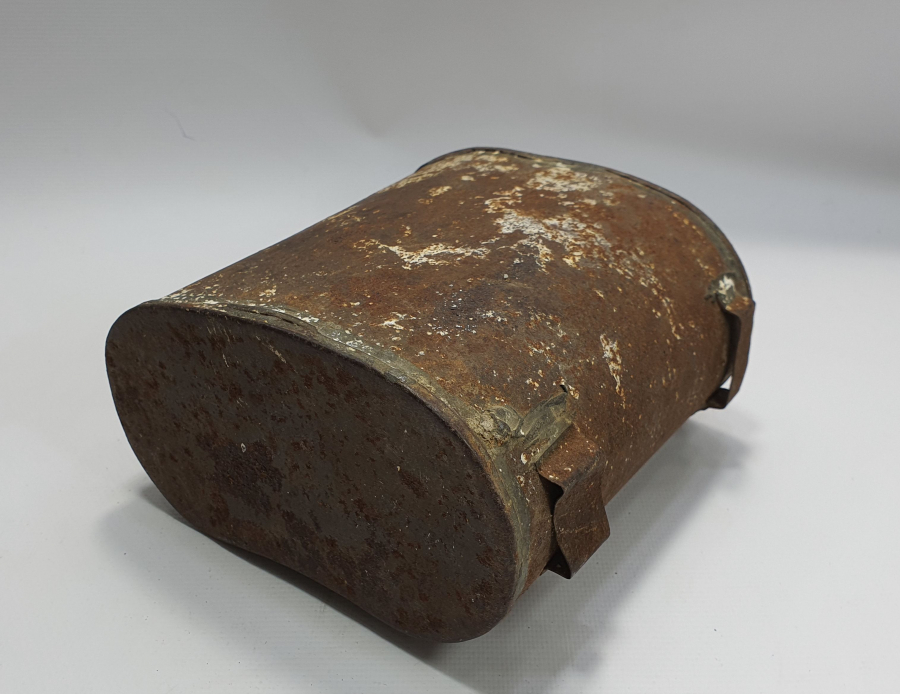 OSMANLI DÖNEMİ ÜZERİNDE LİVAİ ASKERİ YAZILI NADİR ASKERİ MATARA