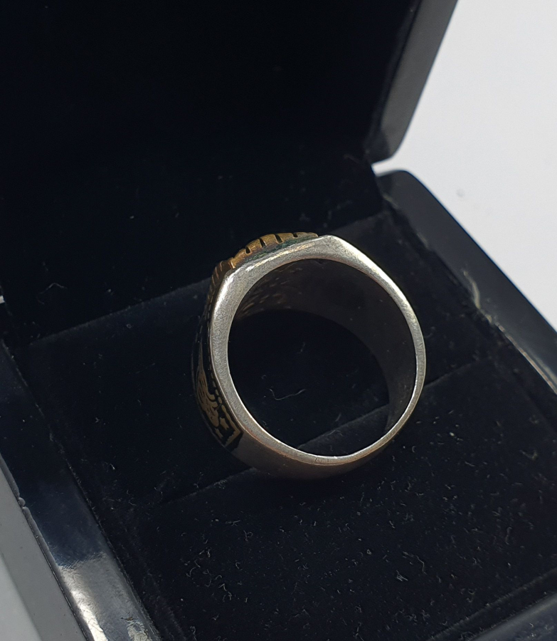 SAVATLI GÜMÜŞ ERKEK YÜZÜĞÜ