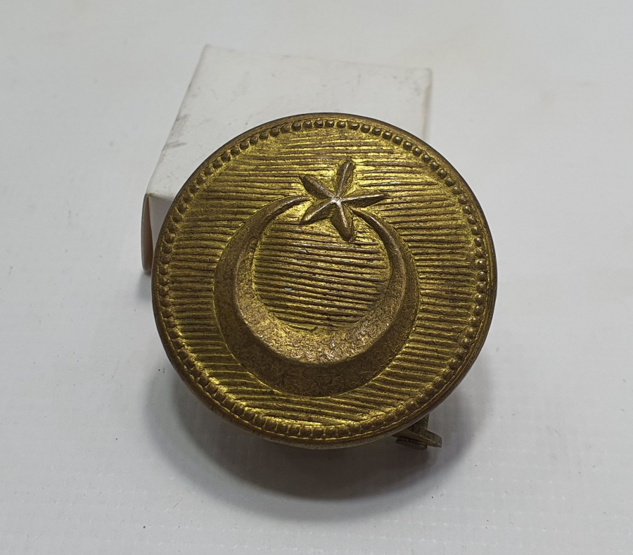 ÜZERİ ALTIN VERMEYLİ CUMHURİYET BAŞLARI NADİR SUBAY MEÇİ KEMER TOKASI