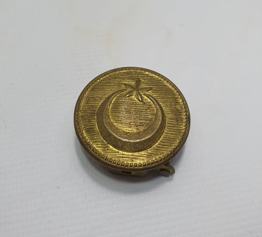 ÜZERİ ALTIN VERMEYLİ CUMHURİYET BAŞLARI NADİR SUBAY MEÇİ KEMER TOKASI