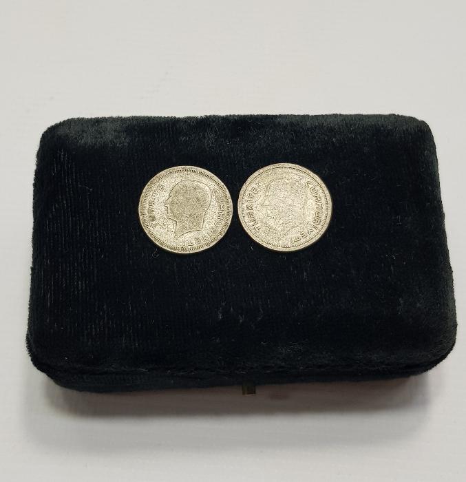 1935-1936 İKİ ADET GÜMÜŞ 25 KURUŞ