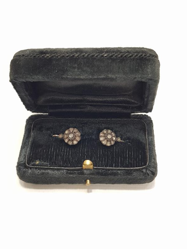 OSMANLI DÖNEMİ NADİR FORMDA ELMAS KÜPE 