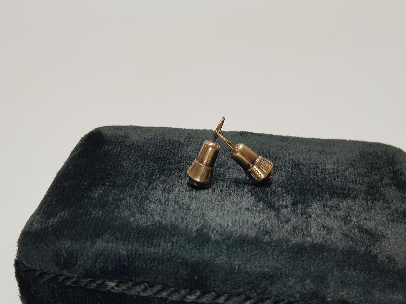 OSMANLI DÖNEMİ TEKKE İŞİ SİKKE FORMLU ALTIN KÜPELER