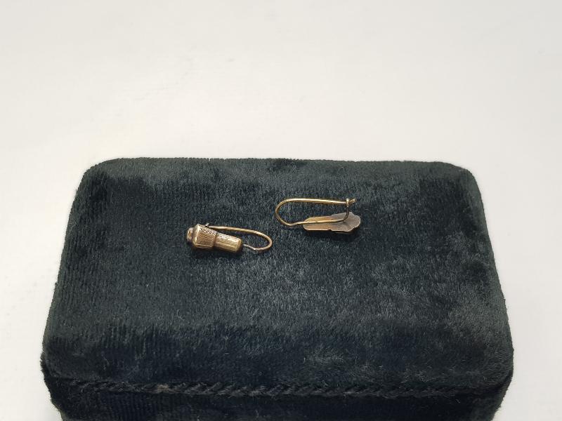 OSMANLI DÖNEMİ TEKKE İŞİ SİKKE FORMLU ALTIN KÜPELER