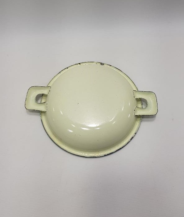 KAYIKTA ÇOCUKLAR TEMALI ÇOK NADİR EMAYE TAVA