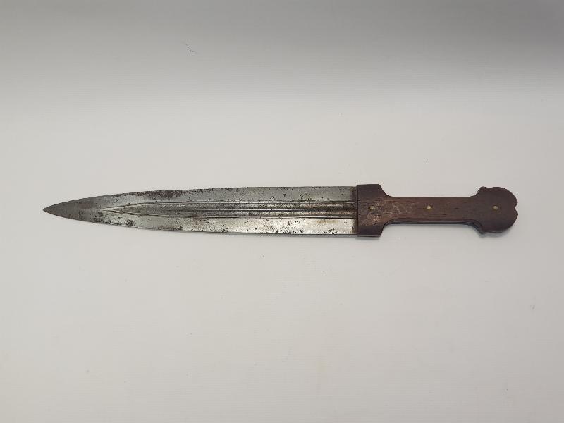 OSMANLI DÖNEMİ ÇOK NADİR ALTIN KAKMA YAZILI KAFKAS KAMASI 