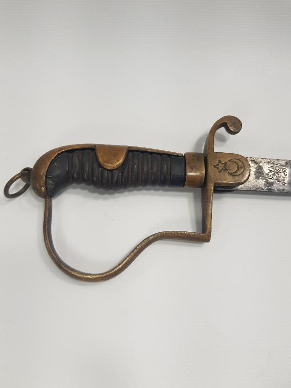 OSMANLI İMALATI HARBİYE SUBAY KILICI 