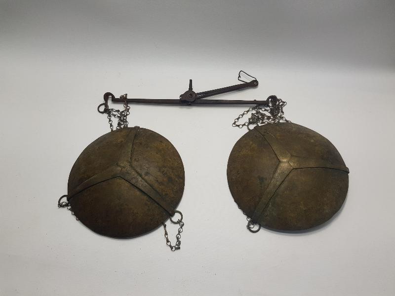 OSMANLICA VE RUMCA DAMGALI ÇOK NADİR TERAZİ