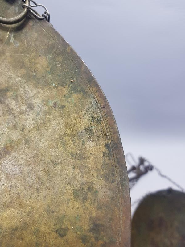 OSMANLICA VE RUMCA DAMGALI ÇOK NADİR TERAZİ