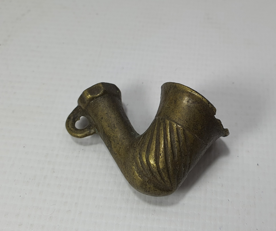 OSMANLI DÖNEMİ BRONZDAN MAMUL PİPO