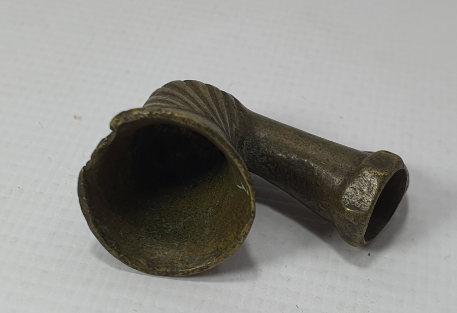 OSMANLI DÖNEMİ BRONZDAN MAMUL PİPO