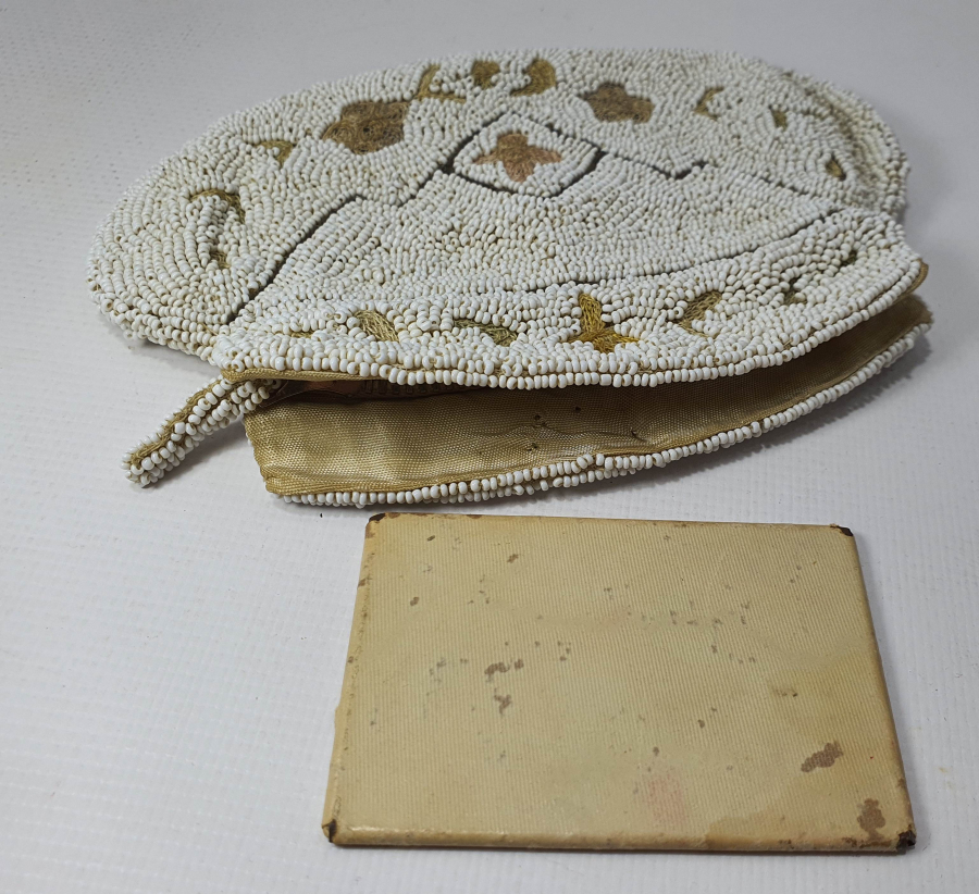 OSMANLI DÖNEMİ ÇOK NADİR OPAL BONCUKLU RUM İŞİ GELİN ÇANTASI