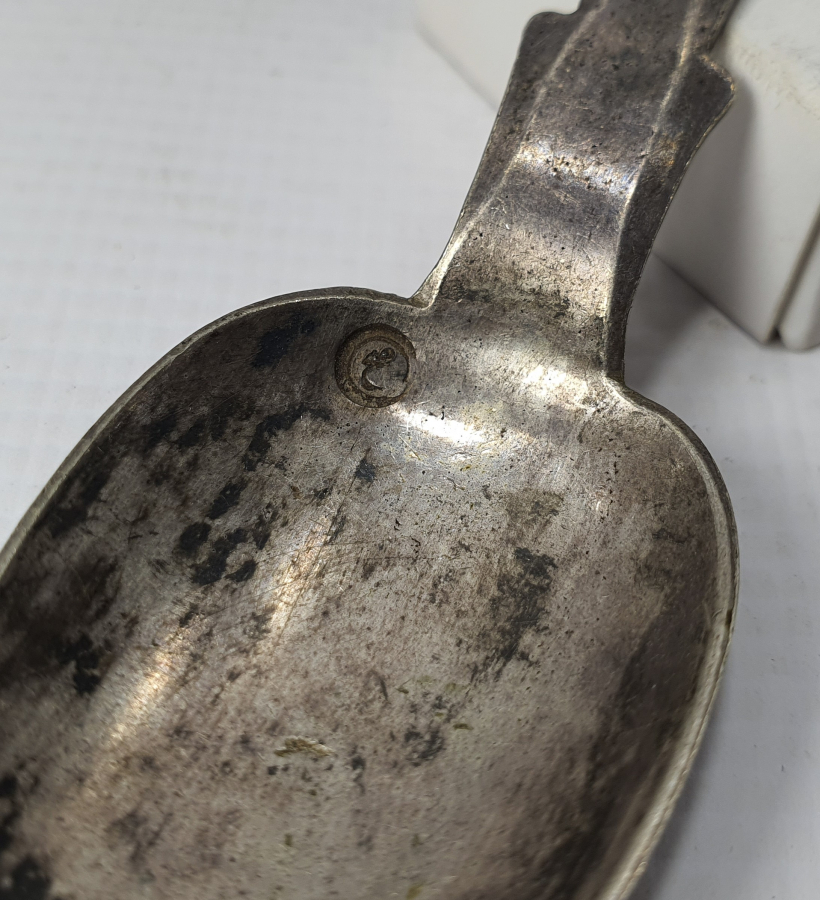 SULTAN VAHDEDDİN HAN TUĞRALI ÇOK NADİR GÜMÜŞ KAŞIK