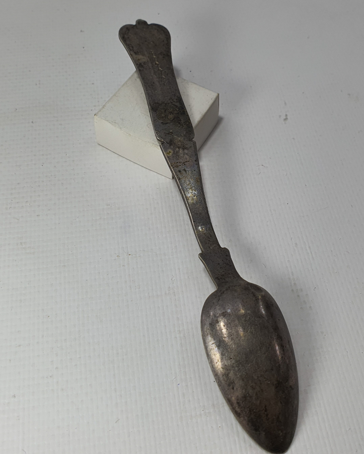 SULTAN VAHDEDDİN HAN TUĞRALI ÇOK NADİR GÜMÜŞ KAŞIK