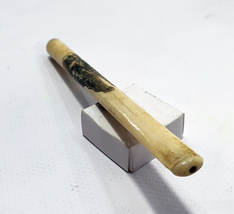 ÜZERİNDE FİL FİGÜRÜ BULUNAN OSMANLI DÖNEMİ AĞIZLIK