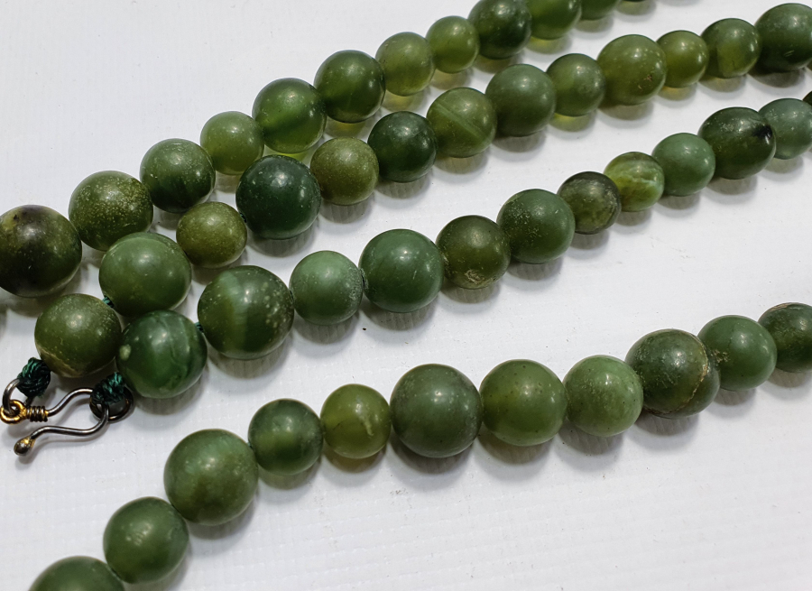 YEŞİM TAŞLI OSMANLI DÖNEMİ BÜYÜK BOY GERDANLIK