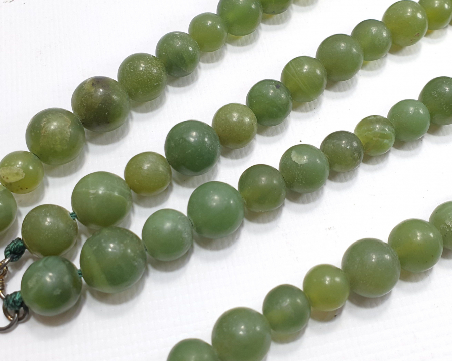 YEŞİM TAŞLI OSMANLI DÖNEMİ BÜYÜK BOY GERDANLIK