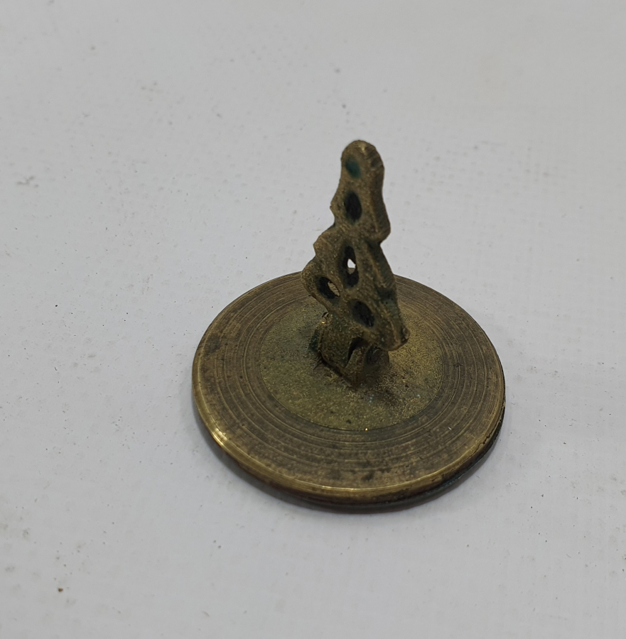 1928 YILI GEÇİŞ DÖNEMİ ÇOK NADİR OSMANLICA TÜRKÇE YAZILI ŞAHIS MÜHRÜ