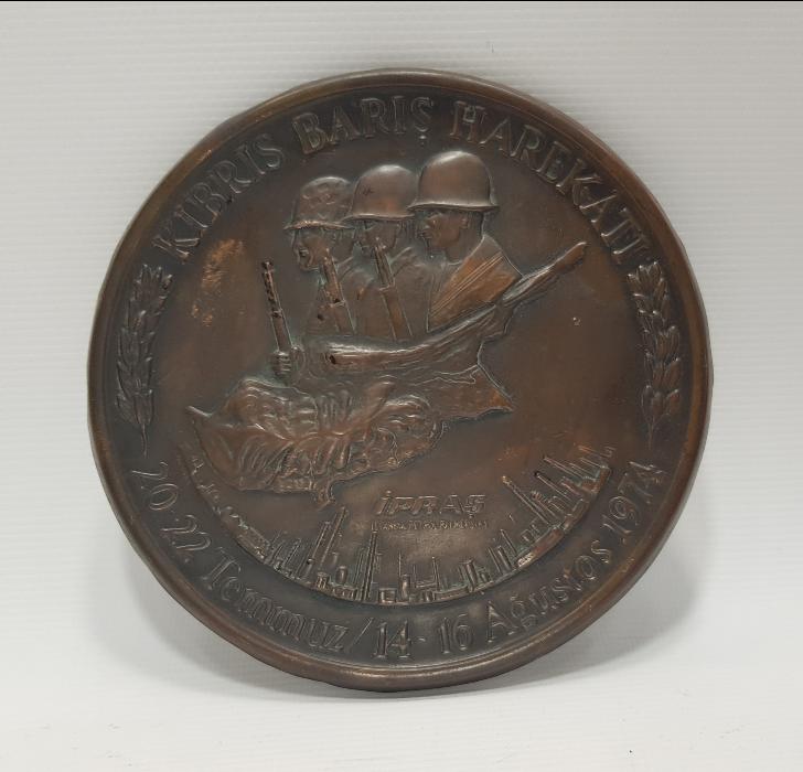 1974 KIBRIS BARIŞ HAREKATI BÜYÜK BOY RÖLYEF