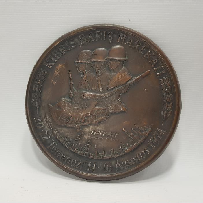 1974 KIBRIS BARIŞ HAREKATI BÜYÜK BOY RÖLYEF