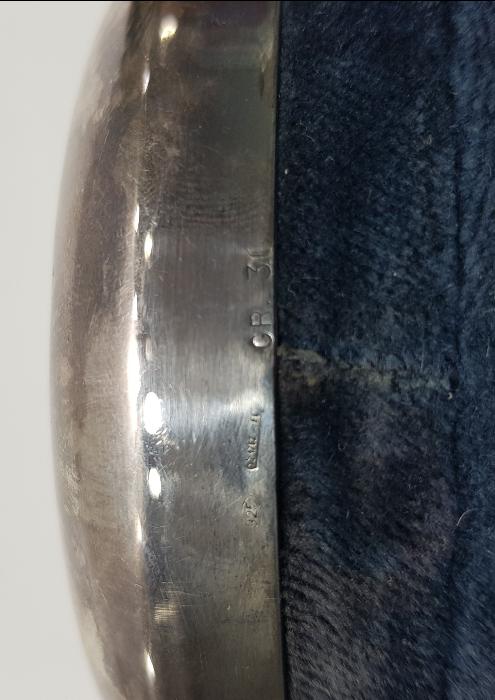 BENITO FAU İMZALI GÜMÜŞ MASA SAATİ 