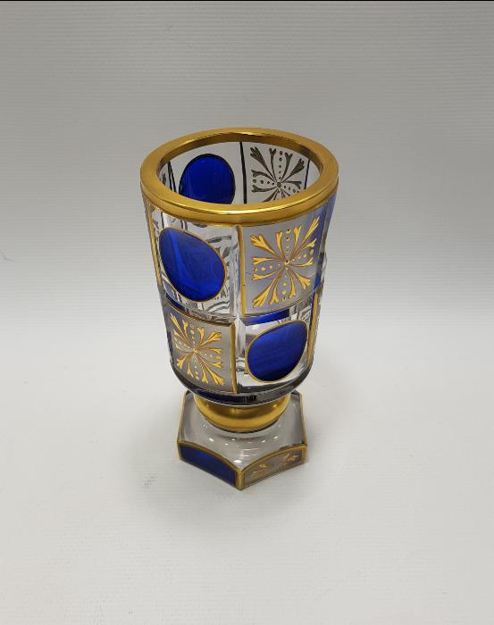 KALLAVİ BOY BOHEM KRİSTAL KADEH