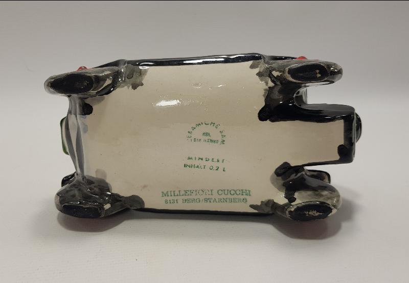 MILLEFIORI CUCCHI PORSELEN ARABA FORMLU LİKÖR ŞİŞESİ