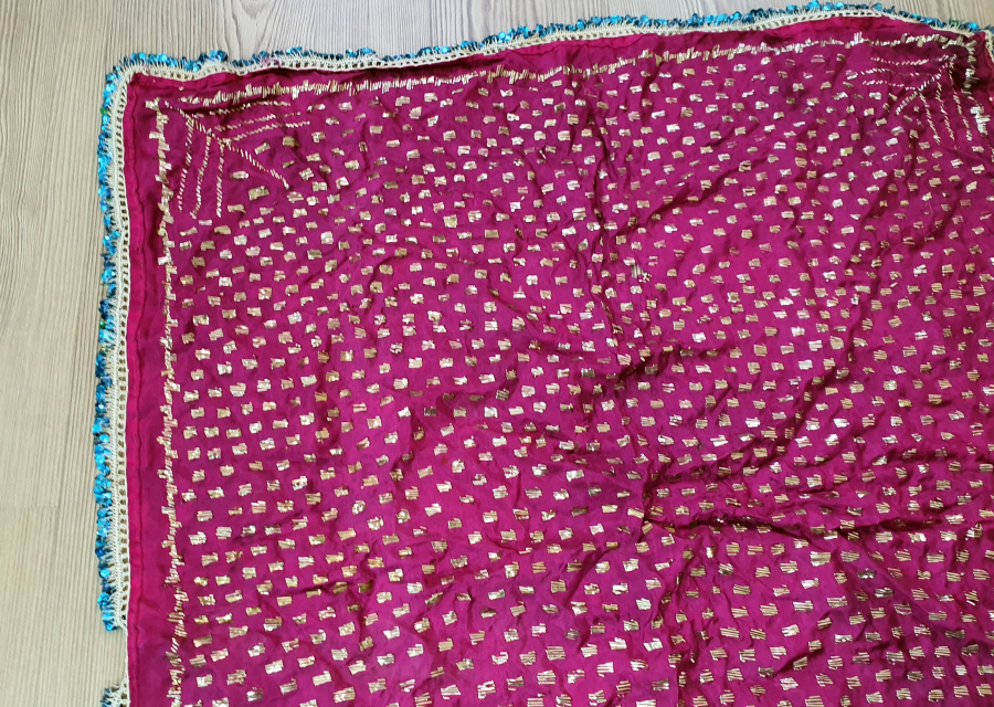 OSMANLI DÖNEMİ BERGAMA KOZAK YÖRESİ GELİN ÖRTÜSÜ