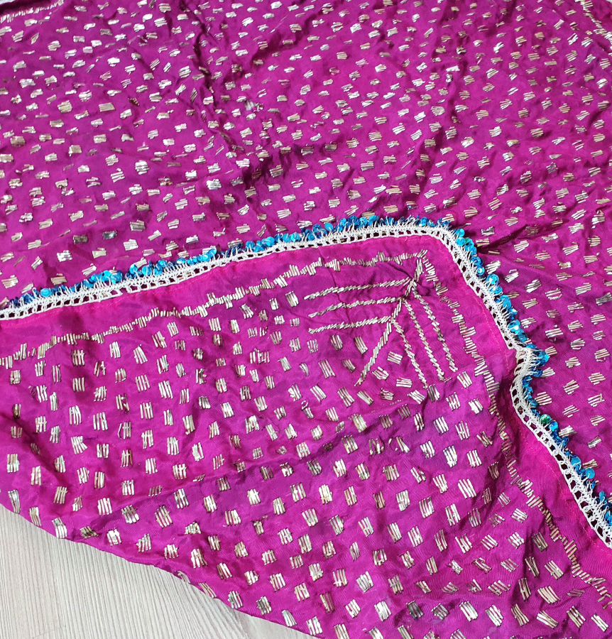 OSMANLI DÖNEMİ BERGAMA KOZAK YÖRESİ GELİN ÖRTÜSÜ