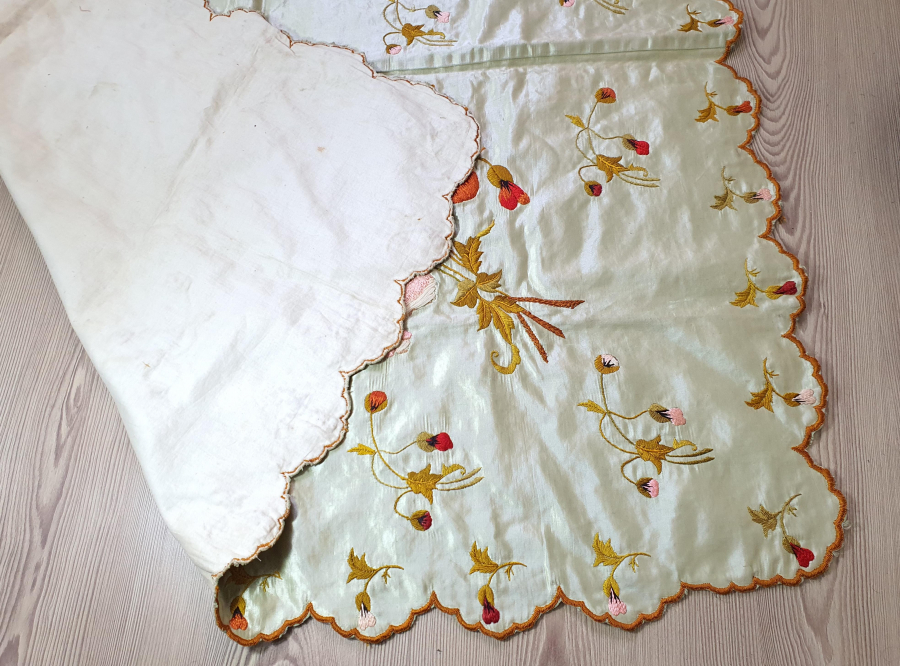 OSMANLI DÖNEMİ İPEK ATLAS GELİN BOHÇASI