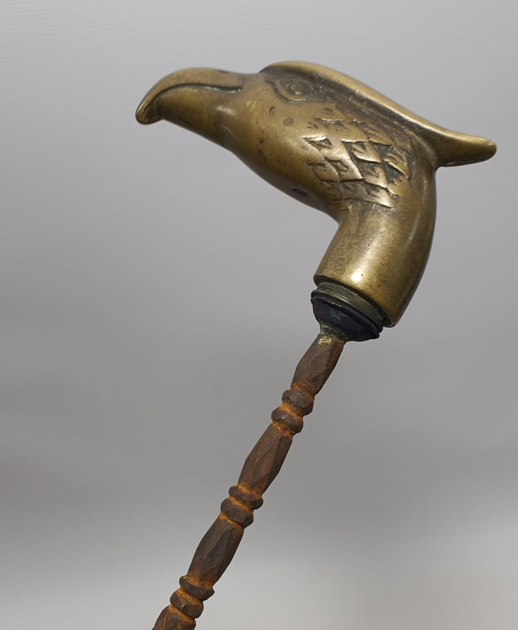 OSMANLI DÖNEMİ KARTAL BAŞLI NADİR GİZLİ ŞİŞ BASTON