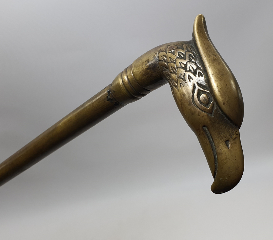 OSMANLI DÖNEMİ KARTAL BAŞLI NADİR GİZLİ ŞİŞ BASTON