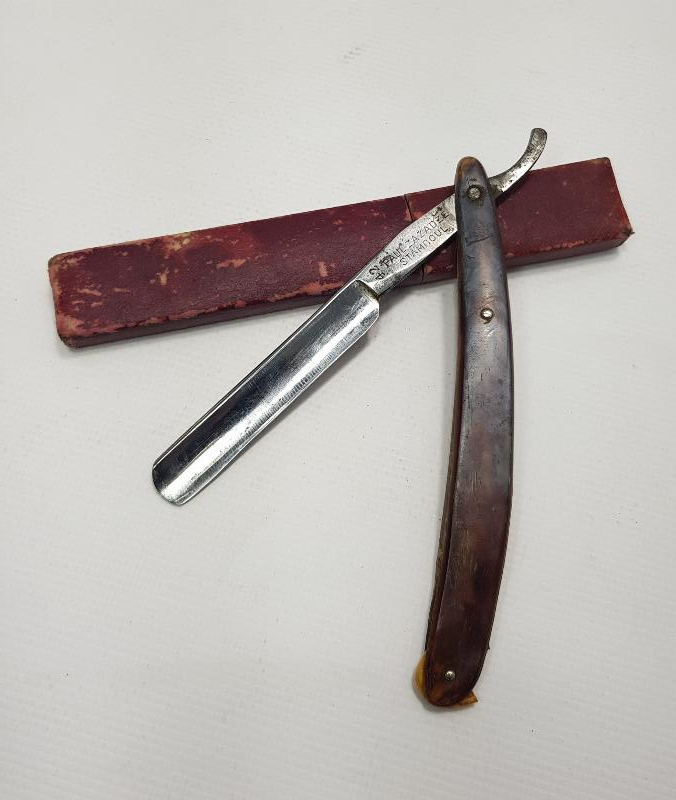 OSMANLI DÖNEMİ PAUL ZAZADZE STAMBOUL YAZILI BAĞA SAPLI NADİR USTURA